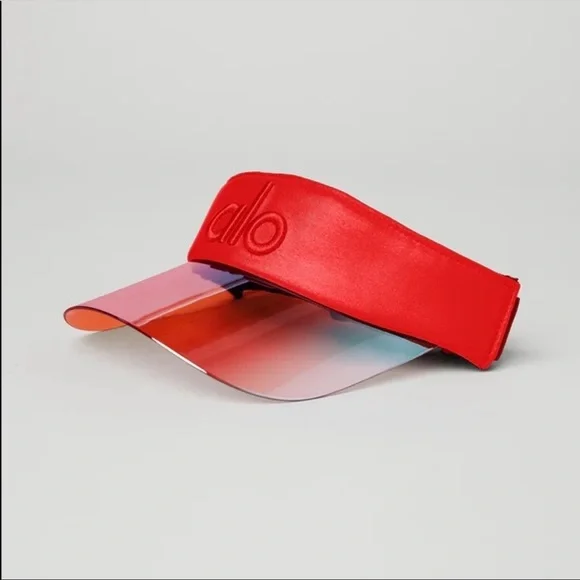 ALO Yoga | Accessories | Alo Solar Visor Red | Poshmark display picture 3